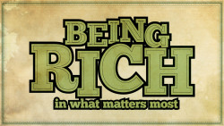 Being Rich - Week 1 Image
